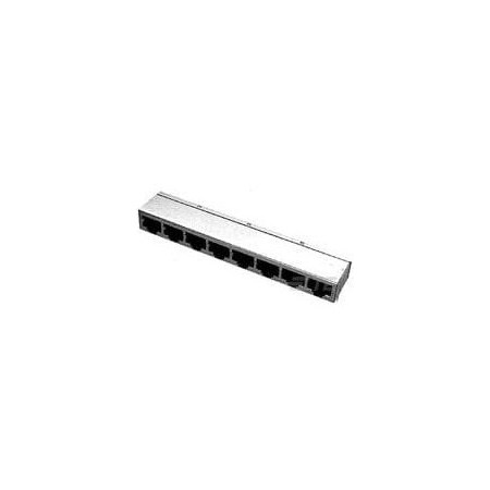 Te Connectivity MOD JK ASSY.8PORT.8POSN.RTANG 557566-1